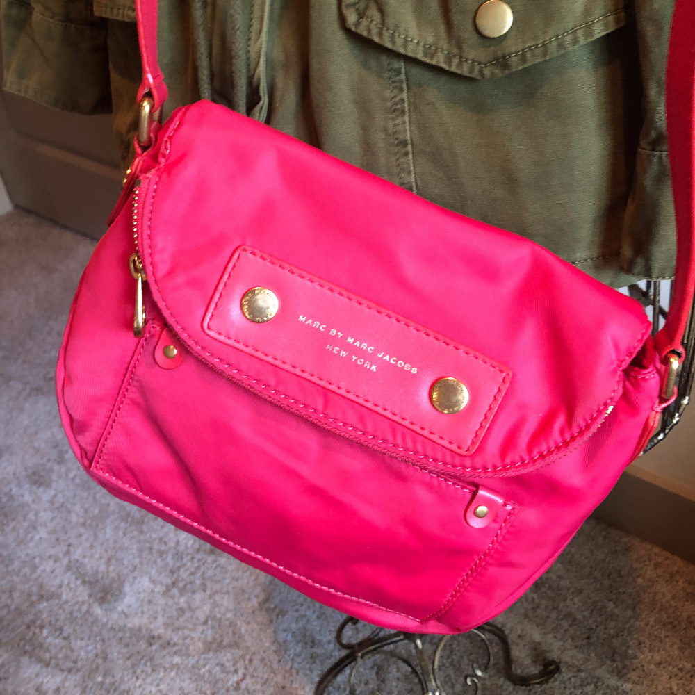 Marc by Marc Jacobs -NY Coral/Pink Xbody Purse